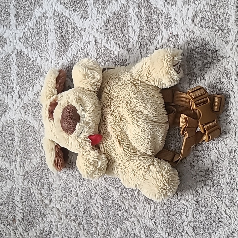 4 for $28 - Jeep Unisex Toddler 3T Tan Dog Harness Backpack